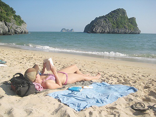 Beach on lan Ha
