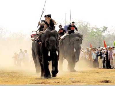 The Elephant Race Festival in Dak Lak