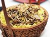 Have you ever tried Xoi Trung Kien - steam glutinous rice with ant egg?