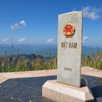 Trekking to the west pole in Vietnam 