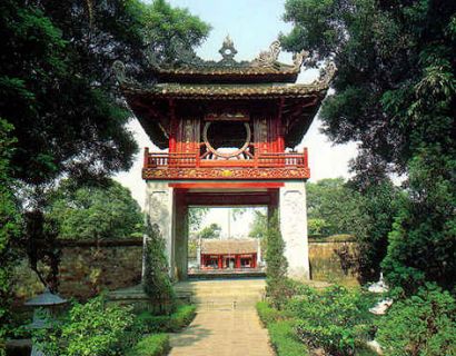 Temple of literature - the first national university of Vietnam