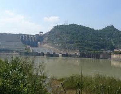 Hoa Binh Dam used for Hoa Binh hydro-electronic power plant in Vietnam