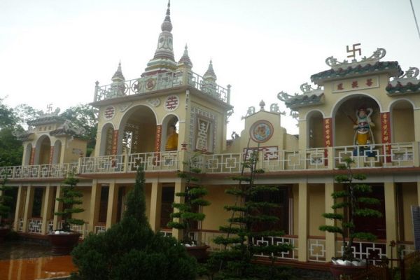The ancient Tien Chau Pagoda