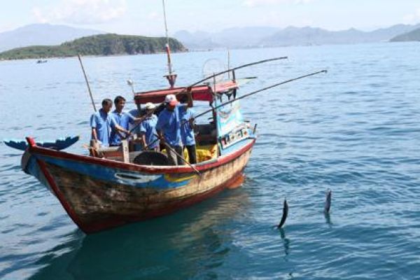 Fishing fun in Hon Mui island