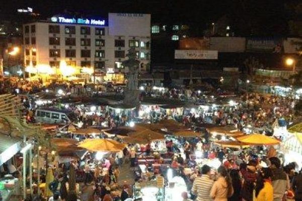 Dalat City at night is some spectacle