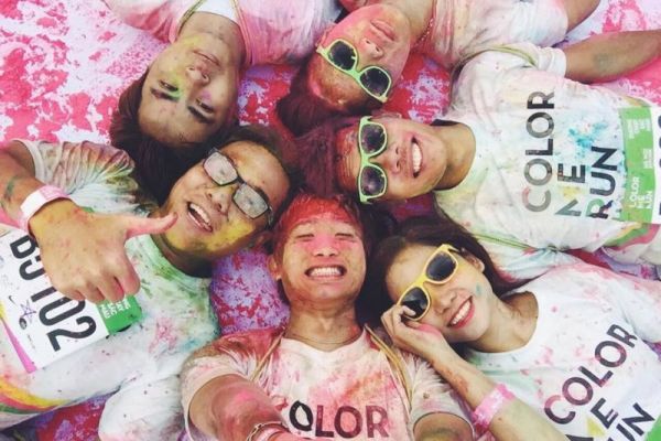 Vietnamese Young Generation with Color Me Run
