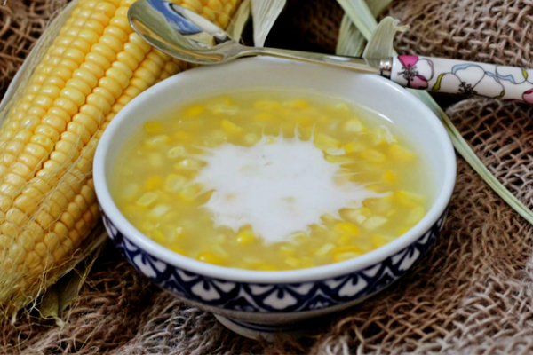 Corn sweet soup in Hoi An