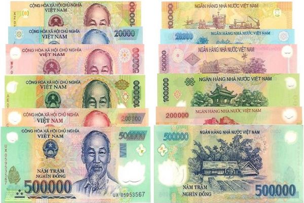 Images of Vietnam currency