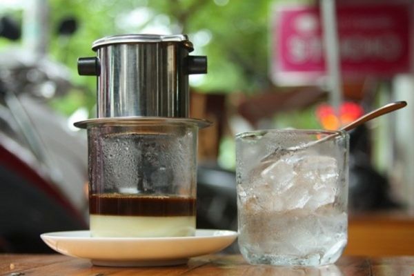 Iced coffee in Ho Chi Minh City