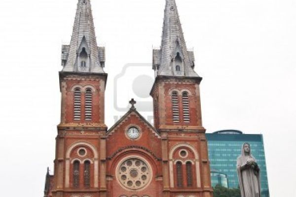 Notre Dame Cathedral (Notre-Dame Basilica) in Ho Chi Minh City
