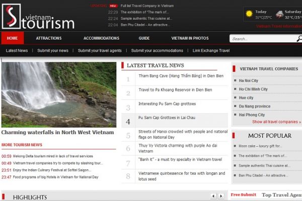 Vietnam travel companies step up tour sales via Internet
