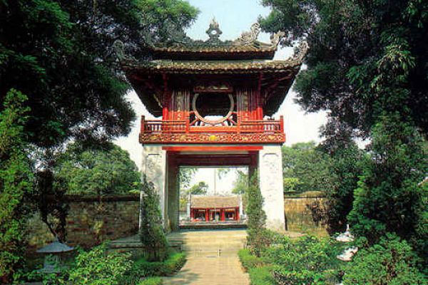 Temple of literature - the first national university of Vietnam