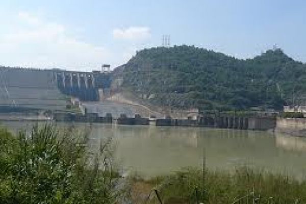 Hoa Binh Dam used for Hoa Binh hydro-electronic power plant in Vietnam