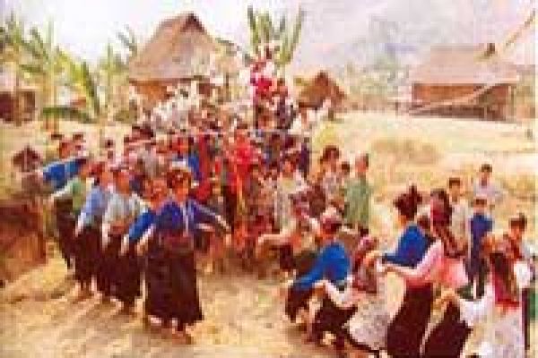 The spicific culture of Xi Mun ethnic group
