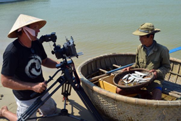 Australian National Television making Film on Tourism in Hoi An