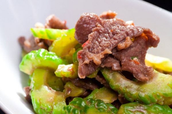Fried Bitter Melon with Beef Recipe