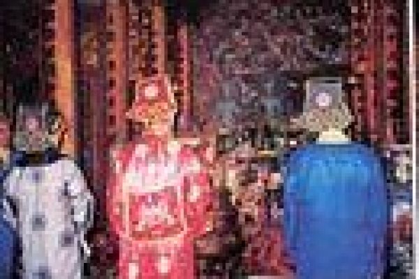 Mother of the nation stands firm in restored temple