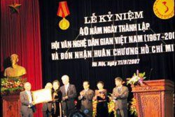 Folk Art Association receives Ho Chi Minh Order 