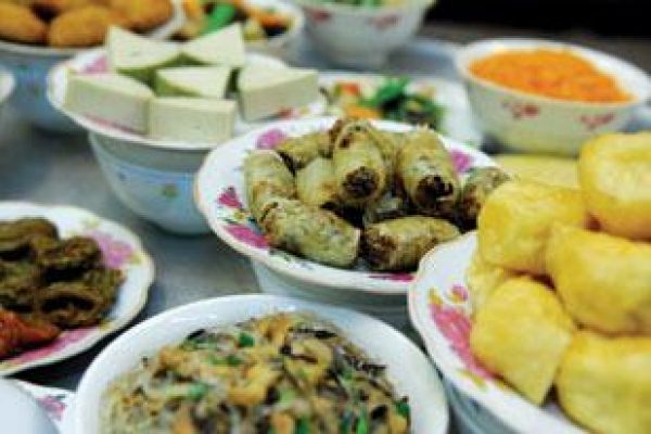 A delicious vegetarian meal