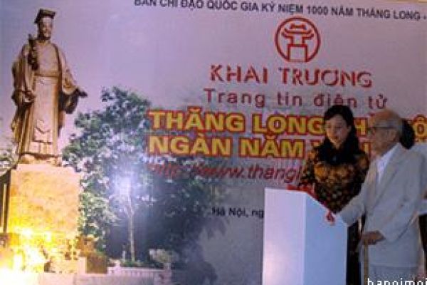 Thang Long-Hanoi website launched