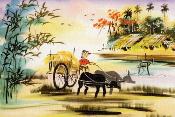 Vietnamese Embroidery Painting - Vietnam Tourism Information
